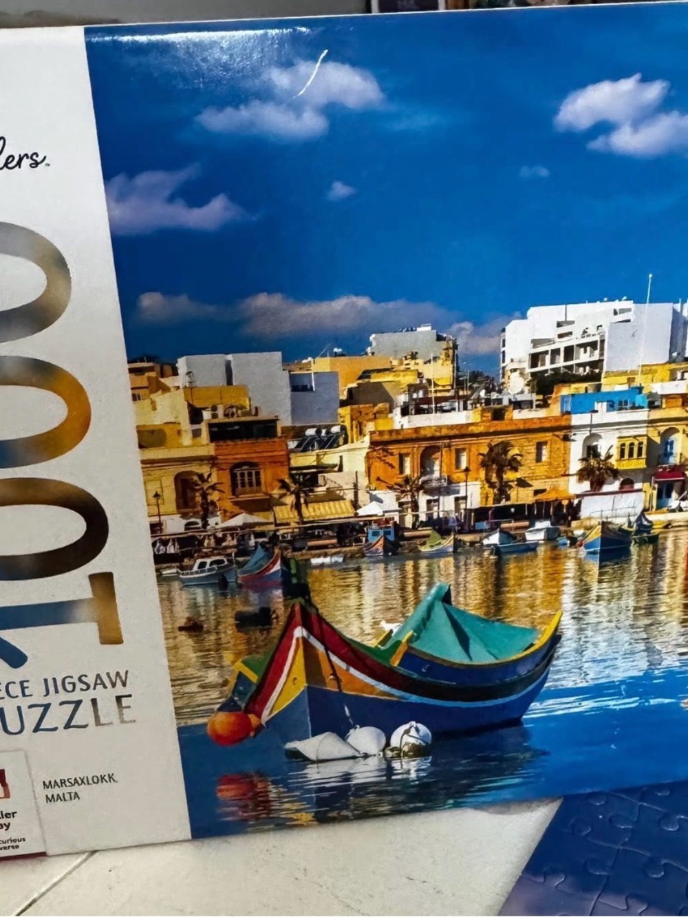 Mindbogglers 1000 Piece Puzzle Malta Harbor